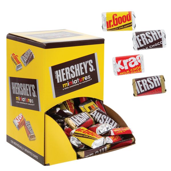 Wholesale Hershey's Miniatures - 120ct Display Box | Kelli's Gifts