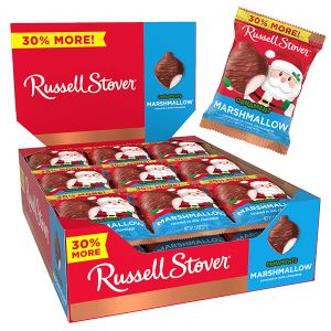 Russell Stover Chocolate Christmas Ornaments - Marshmallow