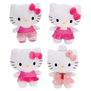 Hello Kitty Plush in Pink Dresses