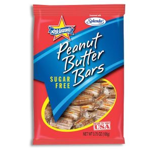 Atkinson's Sugar-Free Crunchy Peanut Butter Bars with Splenda