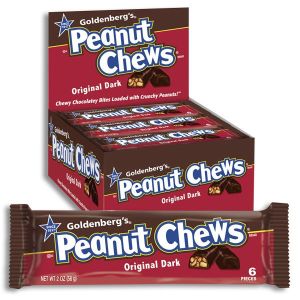Goldenberg's Original Dark Peanut Chews - 24ct Display Box