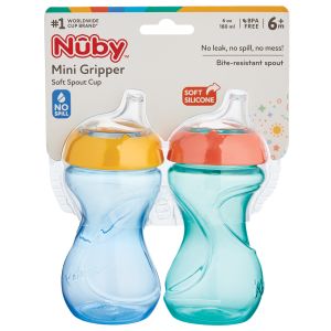 Nuby Mini Gripper Soft Spout Cups