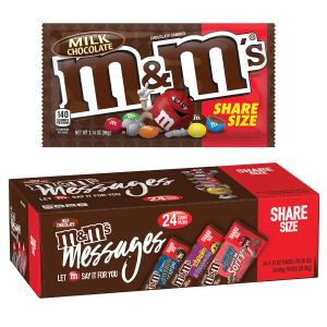 M&M's Milk Chocolate Sharing Size - 24 Count Display