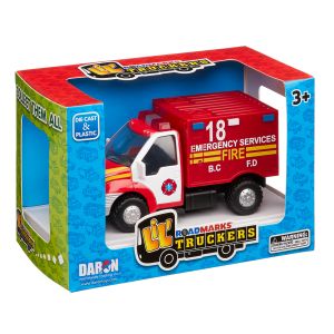 Die-cast Vehicle With Moving Parts - Fire Rescue Ambulance