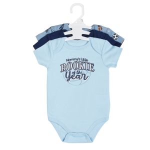 3-Pack Baby Bodysuits - Mommy's Little Rookie