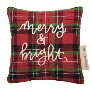 Merry and Bright Mini Pillow