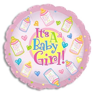 It's a Baby Girl Foil Balloon - Bagged
