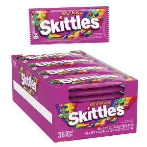 Skittles Wild Berry Bite Size Candies - 36ct Display Box