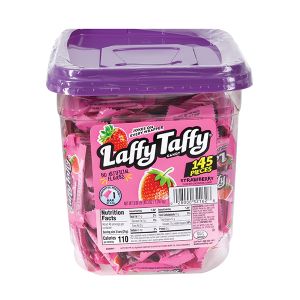Laffy Taffy Candy - Strawberry - 145ct Tub