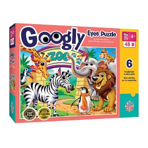 48-Piece Googly Eyes Jigsaw Puzzle - Zoo Animals