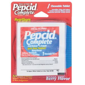 Pepcid Complete Chewable Tablets Single Dose Individual Packets