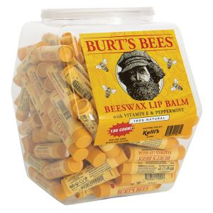 Burt's Bees Beeswax Lip Balm - 120-Count Tub
