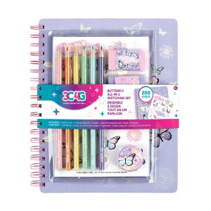 Make It Real - Butterfly All-In-One Sketching Set