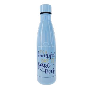 Stainless Steel Water Bottle - It's A Beautiful Day To Save Lives