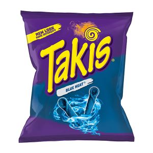 Takis Rolled Tortilla Chips - Blue Heat Hot Chili