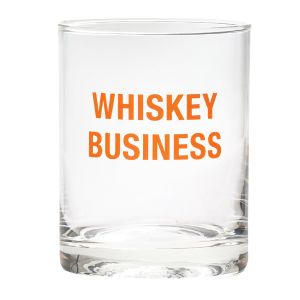 Glass Whiskey Tumbler - Whiskey Business