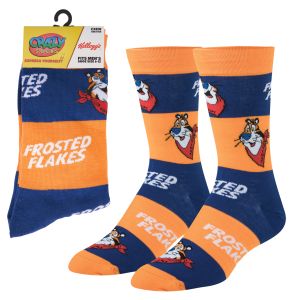 Crazy Socks Men's Size 6-12 - Kellogg's Frosted Flakes