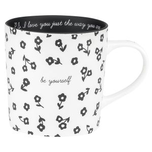 Bone China Mug - Be Yourself - PS I Love You Just the Way You Are