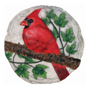 Decorative Stepping Stone - Red Cardinal