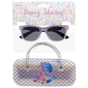 UV400 Tween Sunglasses with Case - Mermaid