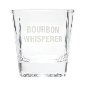 Glass Whiskey Tumbler - Bourbon Whisperer