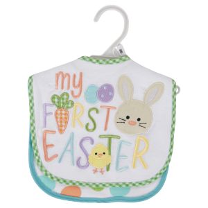 2-Pack Baby Bibs - My First Easter
