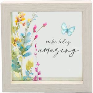 Framed Glass Plaque - Make Today Amazing