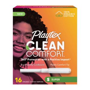Playtex Clean Comfort Tampons - Super