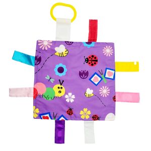 Baby Jack Learning Lovey Crinkle Tag Toy - Garden