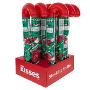Hershey's Kisses Filled Plastic Candy Canes