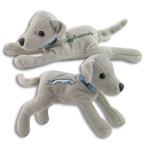 Greyhound Embroidered Bean Bag Running Dog