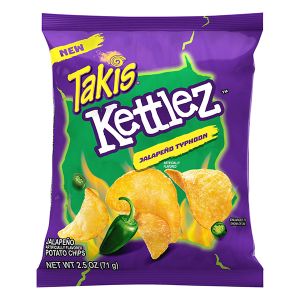 Takis Kettlez Potato Chips - Jalapeno Typhoon - Extra Large Value Size