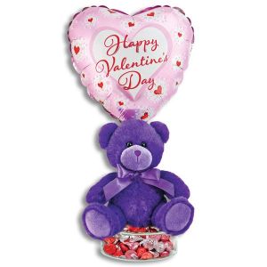 Valentine Bright Bear Kelliloons - Chocolate