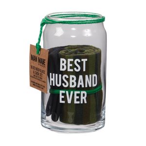 Beer Glass with Sock Set - Best Husband