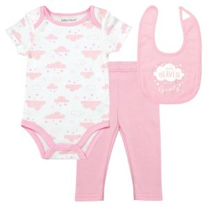 3-Piece Baby Clothing Set - Thank Heaven for Little Girls