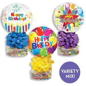 Birthday Kelliloons with Variety Mix