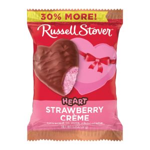 Russell Stover Chocolate Hearts - Strawberry Cream