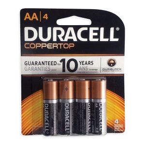 4-Pack Duracell AA Batteries