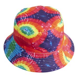 Tie Dye Rainbow Bucket Hat - Reversible