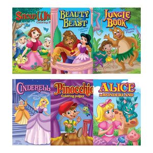 Fairy Tales Coloring Book - 96 Page