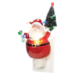 Santa with Christmas Tree Nightlight