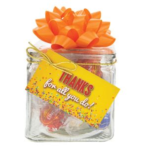 Thank You Candy Cube Gift Sets - Assorted Lindt Lindor Truffles