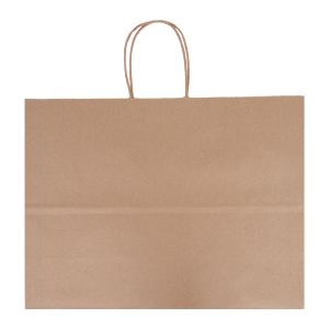 Recycled Natural Kraft Shopping Bag - XL