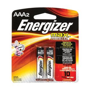 Energizer Alkaline AAA Batteries - 2 Pack