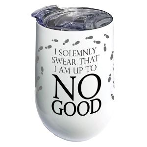 Stainless Steel Wine Tumbler - Mischief Managed - Up To No Good - Harry Potter
