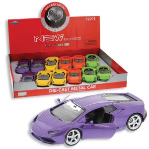 Die-Cast Pullback and Light-Up Sports Cars