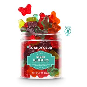 Candy Club Gummy Butterflies - 8 Ounce Jar