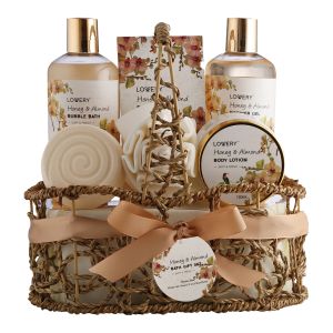 7-Piece Honey and Almond Bath Gift Set