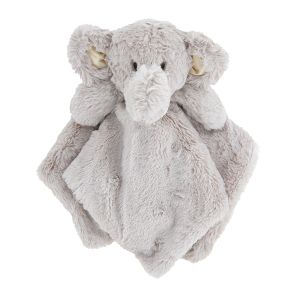 Animal Lovey Security Blanket with Rattle - Gray Elephant