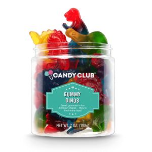 Candy Club Gummy Dinos - 7 Ounce Jar